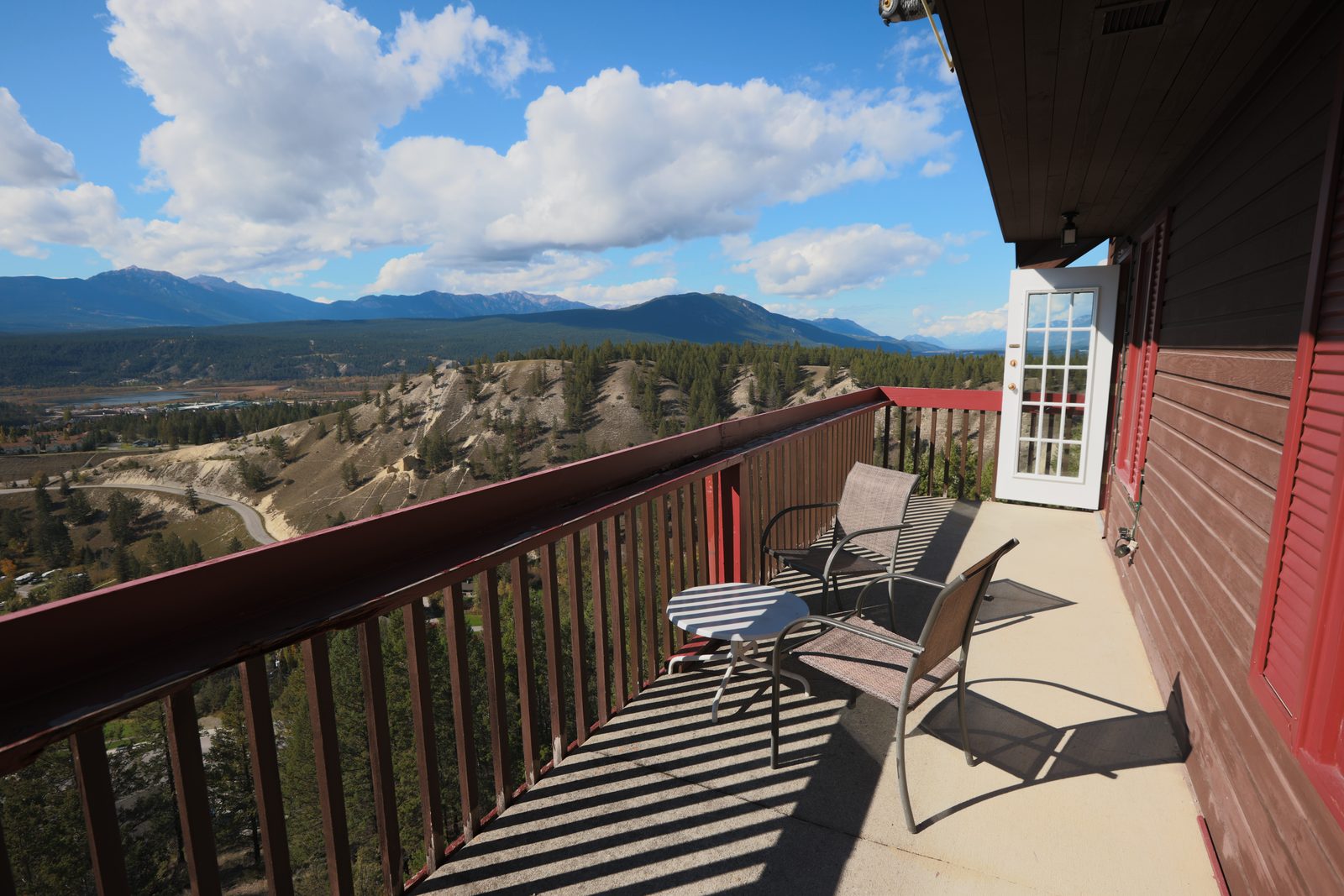 Corner Second Floor Suite private balcony