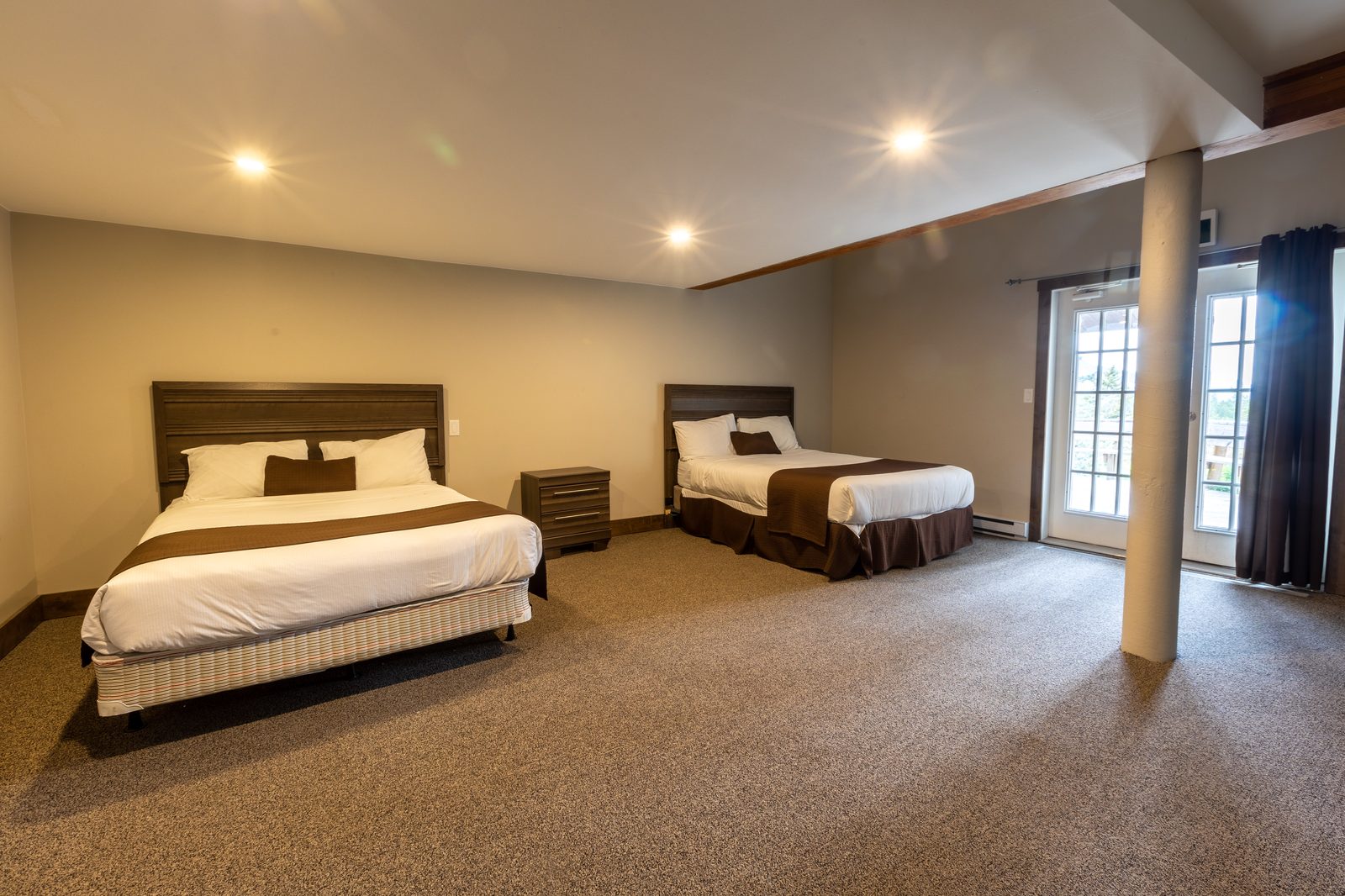 Third Floor Family Suite bedroom with two queen beds