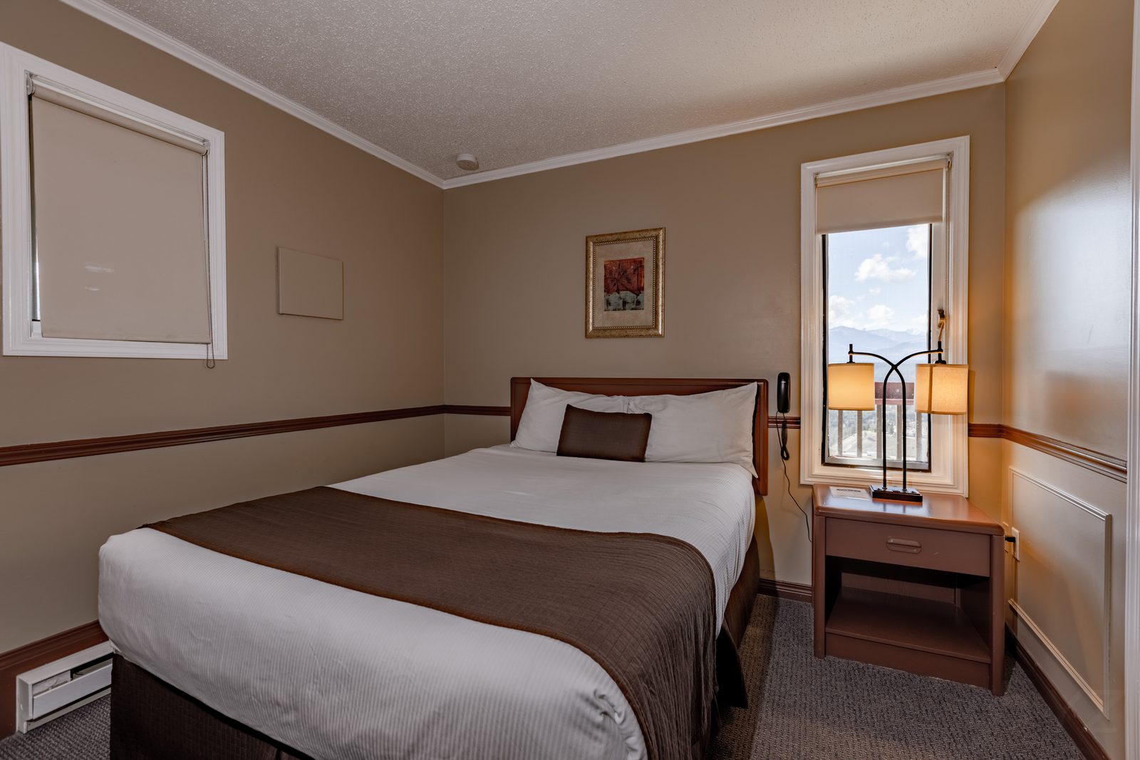 Main Floor Queen Suite bedroom with queen bed